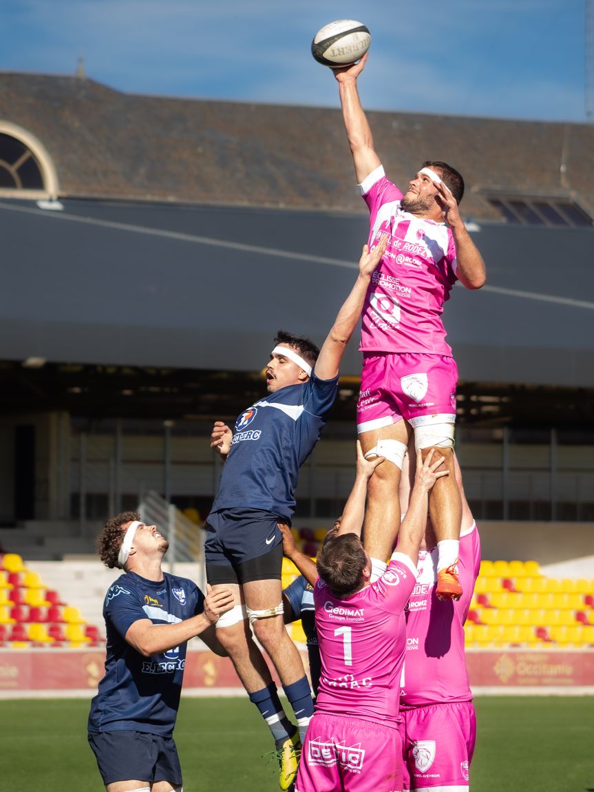 Captation en touche — Rugby